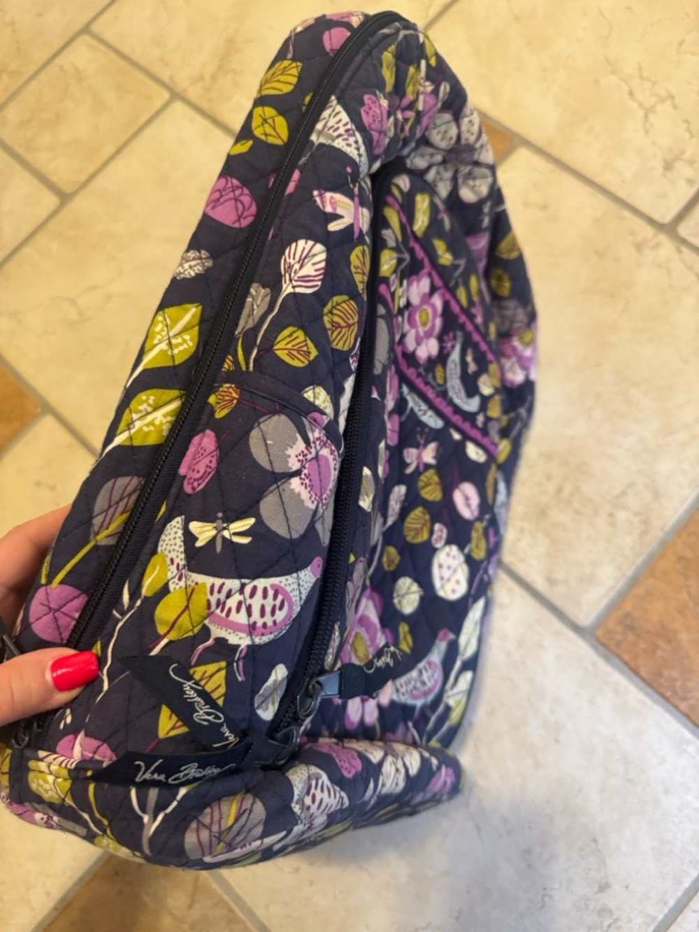 Bradley Campus Backpack in Nightingale floral print RETIRED PATTERN - Picture 6 of 9